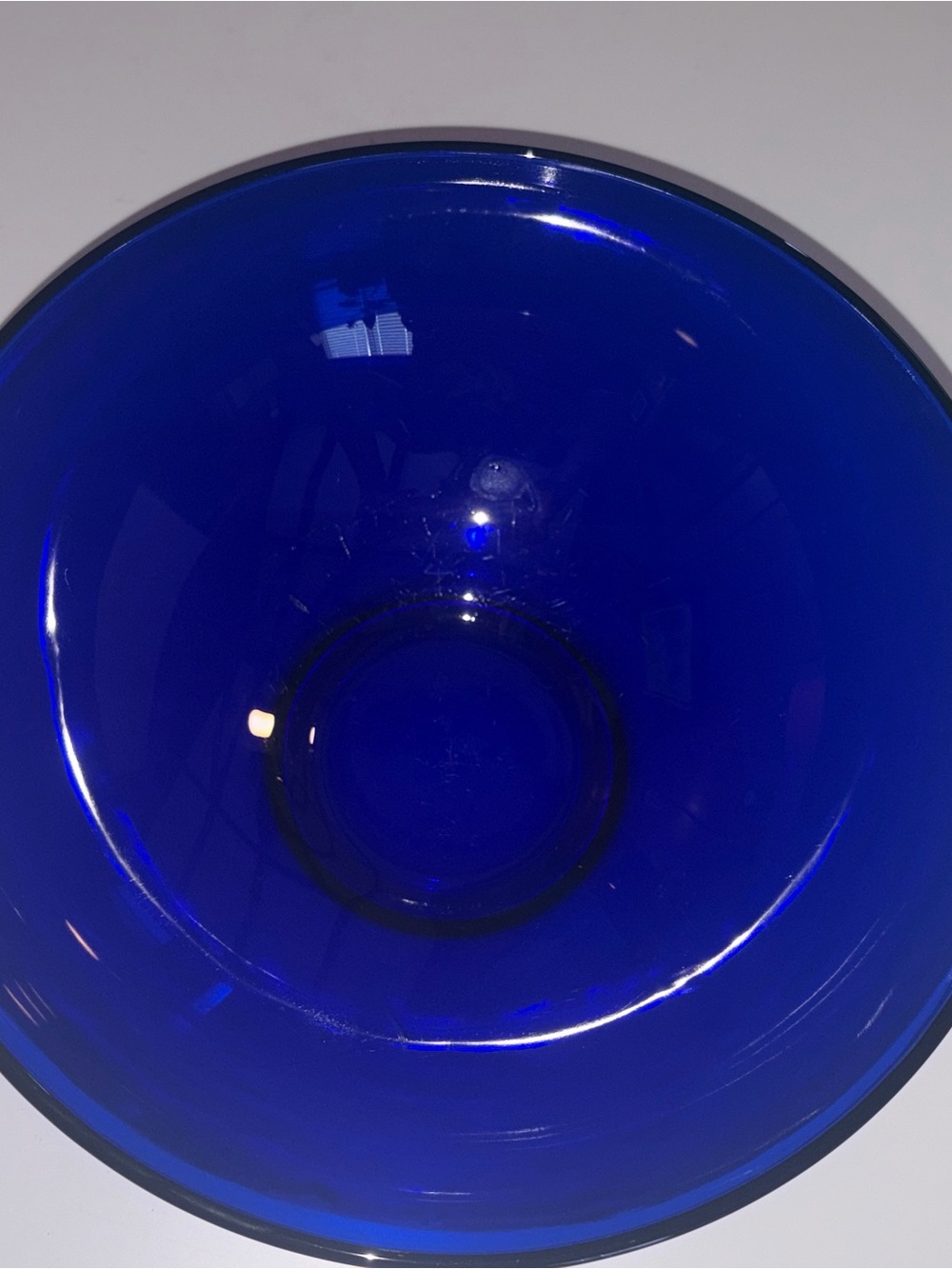 Cobalt Blue Glass Decorative Bowl - Home Accents